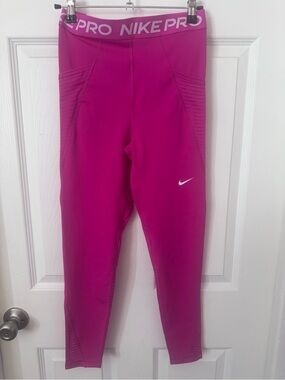 Nike Pro hot pink Compression Leggings